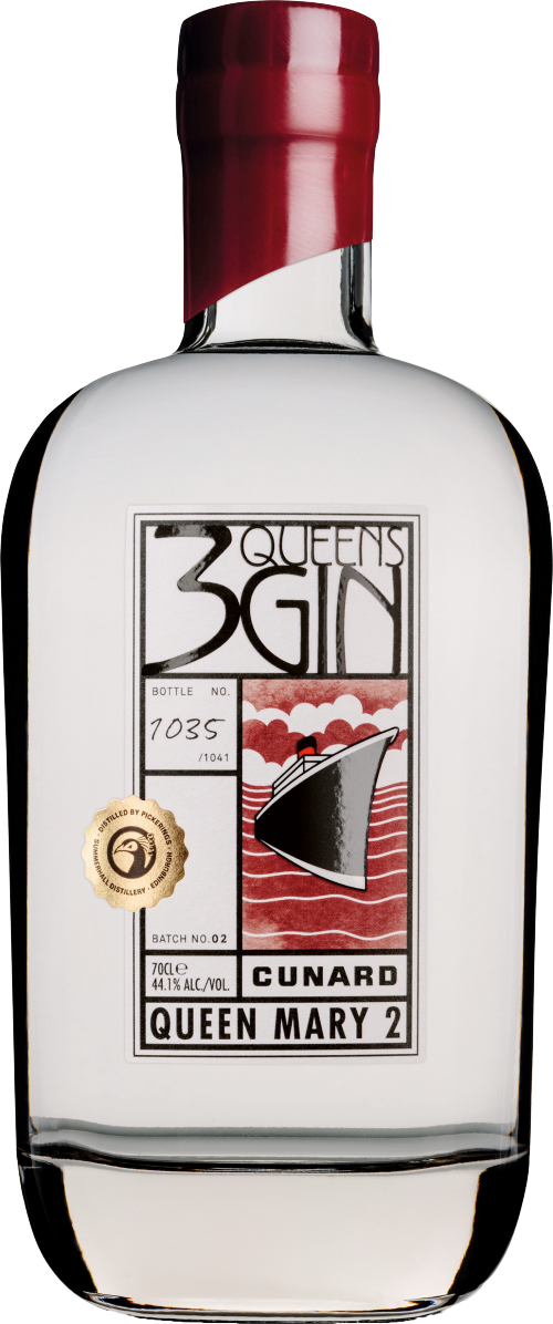 3 Queens Gin Queen Mary 2