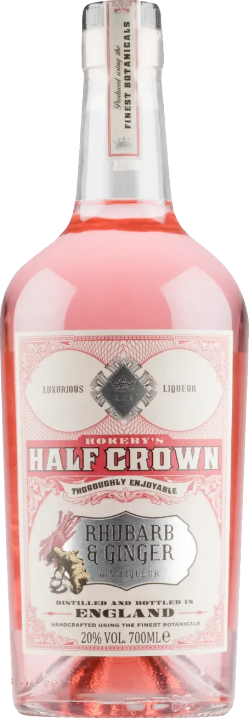 Rokeby’s Half Crown Rhubarb & Ginger Gin Liqueur