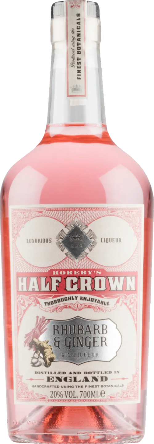 Rokeby’s Half Crown Rhubarb & Ginger Gin Liqueur