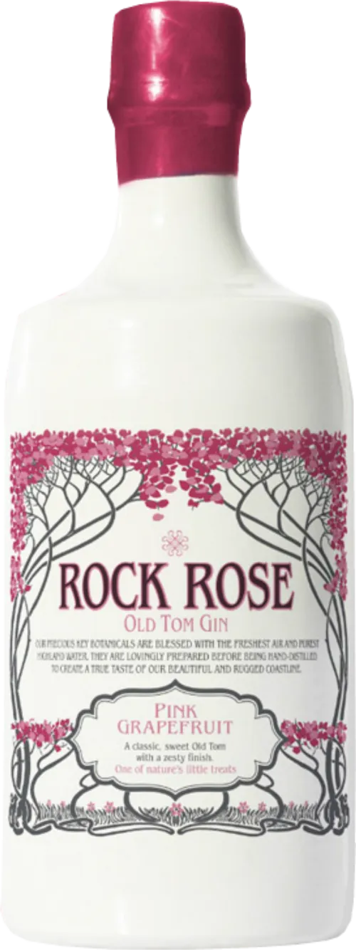 Rock Rose Hand Crafted Old Tom Gin Pink Grapefruit