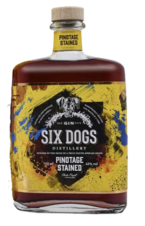 Six Dogs Pinotage Stained