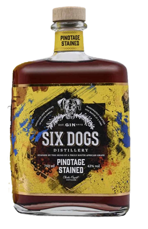 Six Dogs Pinotage Stained