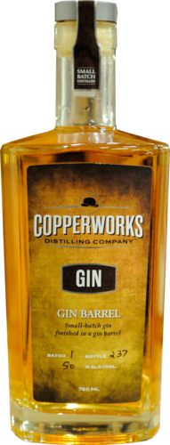 Copperworks Gin Barrel Gin
