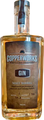 Copperworks Malt Barrel Gin
