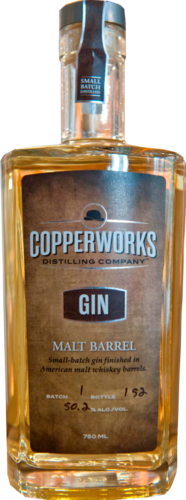 Copperworks Malt Barrel Gin