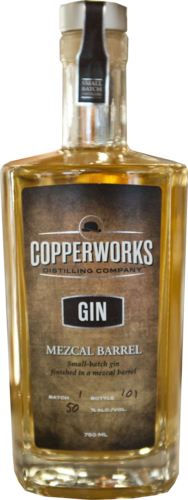 Copperworks Mezcal Barrel Gin