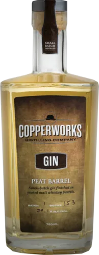 Copperworks Peat Barrel Gin