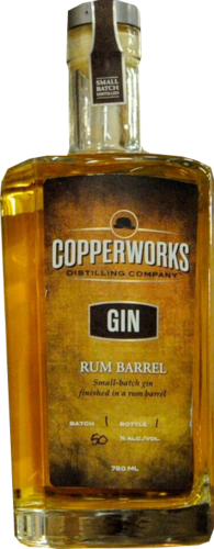 Copperworks Rum Barrel Gin