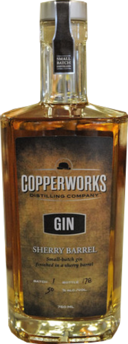 Copperworks Sherry Barrel Gin