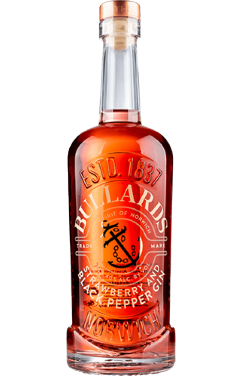 BULLARDS STRAWBERRY & BLACK PEPPER GIN