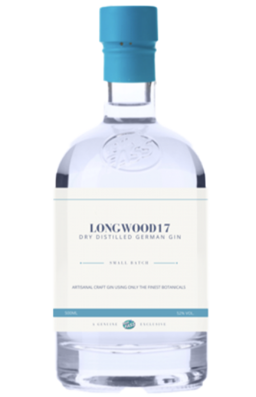 LONGWOOD 17 GIN SMALL BATCH DRY DISTILLED GIN