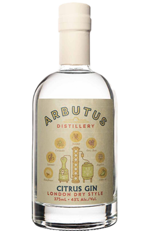 Arbutus Distillery Citrus Gin London Dry Style