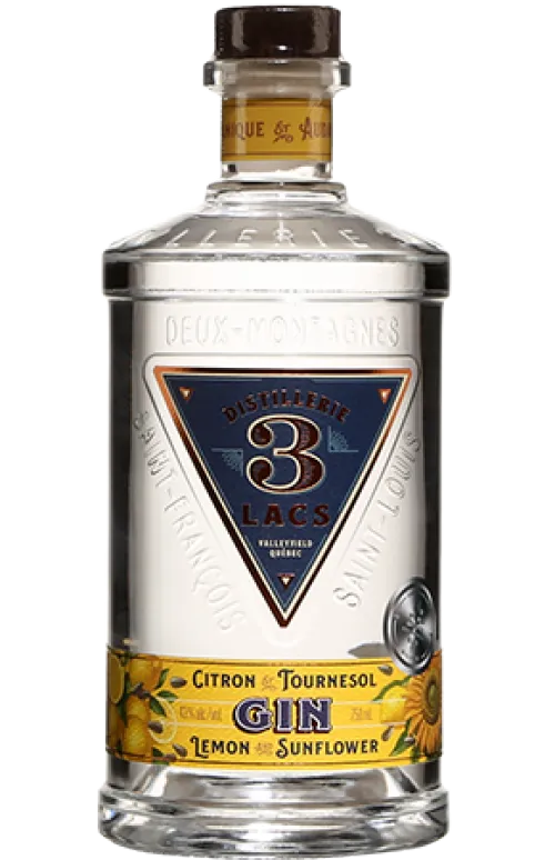 Distillerie 3 Lacs Gin Citron Tournesol
