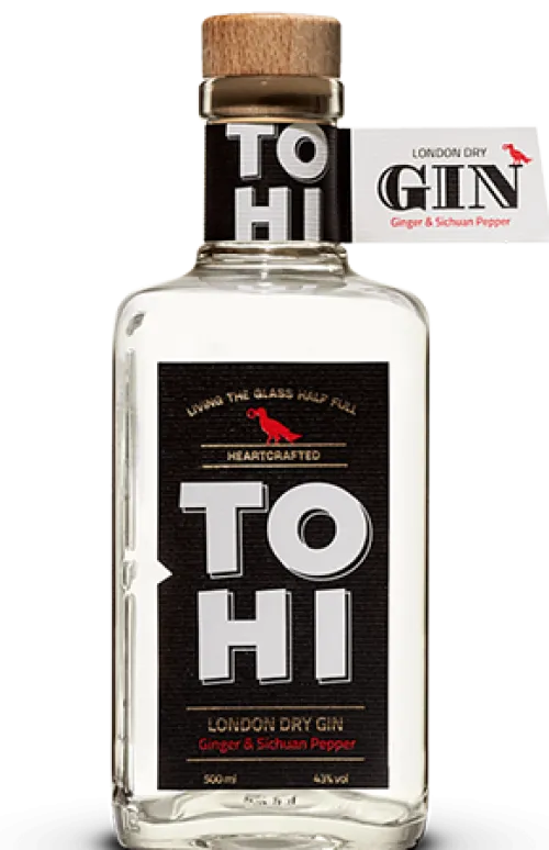 Tohi London Dry Gin Ginger & Sichuan Pepper