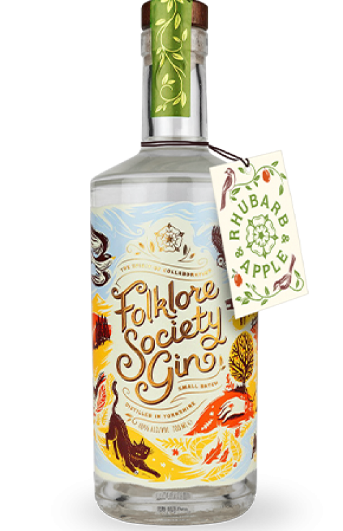 Folklore Society Gin Apple & Rhubarb Gin