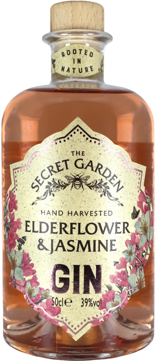 The Secret Garden Elderflower & Jasmine Gin (Formerly Old Curiosity Pink Elderflower & Jasmine Gin)