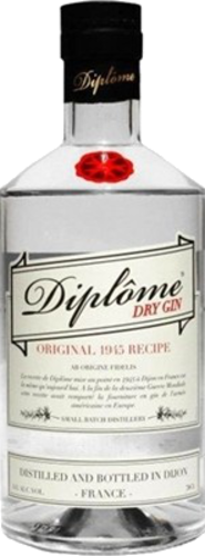 Diplôme Dry Gin