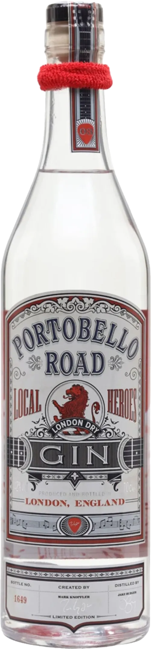Portobello Road No. 171 Gin Local Heroes No. 3 Mark Knopfler