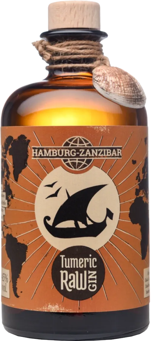 Hamburg-Zanzibar Tumeric Raw Gin London Dry Gin