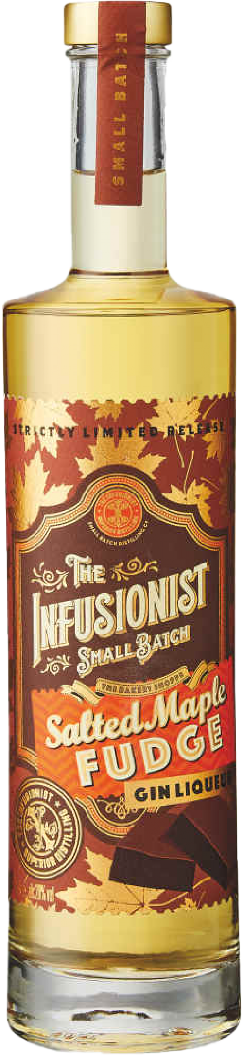 The Infusionist Small Batch Gin Liqueur Salted Maple Fudge