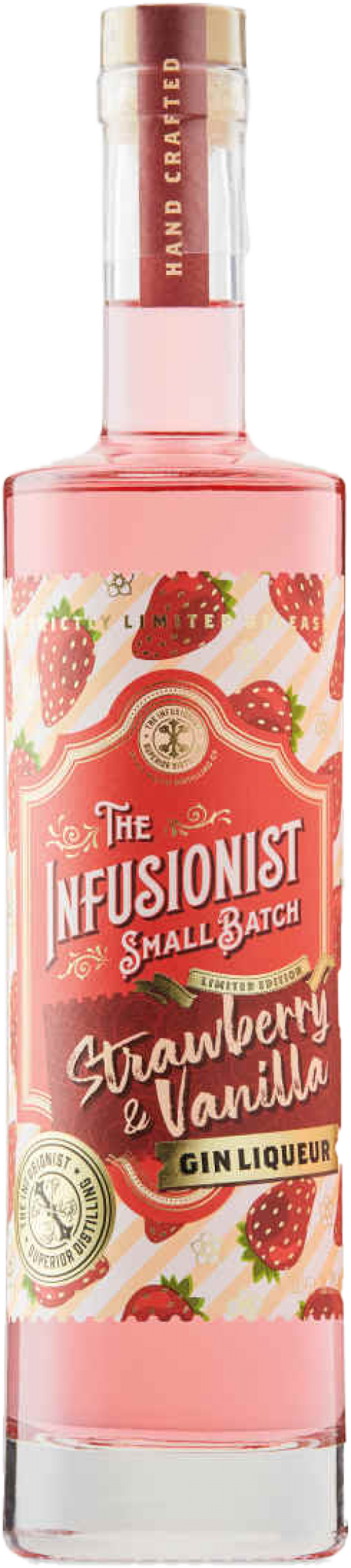The Infusionist Small Batch Gin Liqueur Strawberry & Vanilla