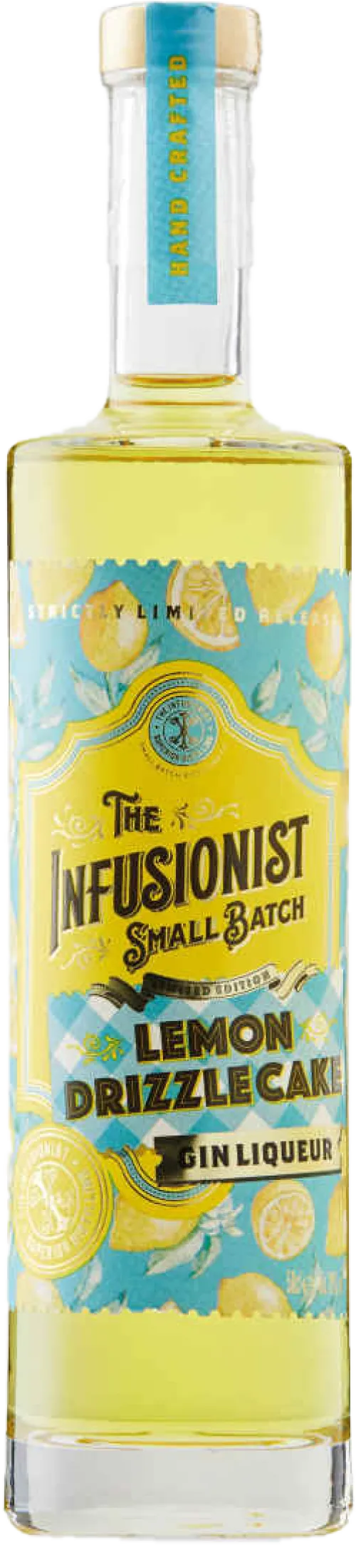 The Infusionist Small Batch Gin Liqueur Lemon Drizzle Cake