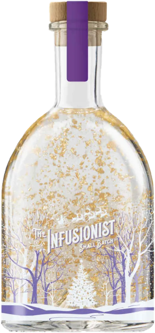 The Infusionist Small Batch Gin Liqueur Blackberry Gold Flake Edition