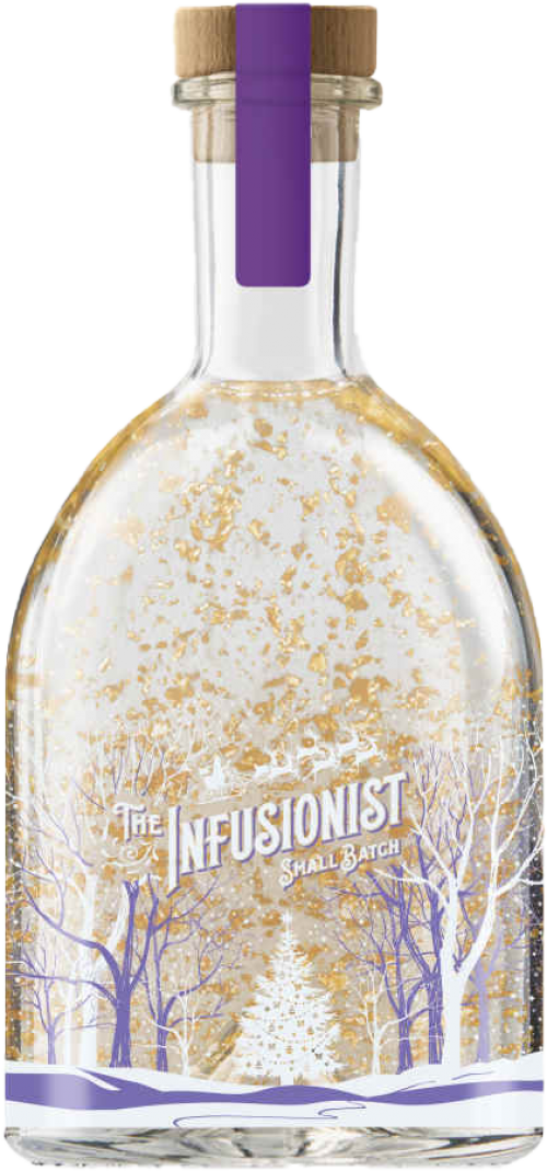 The Infusionist Small Batch Gin Liqueur Blackberry Gold Flake Edition