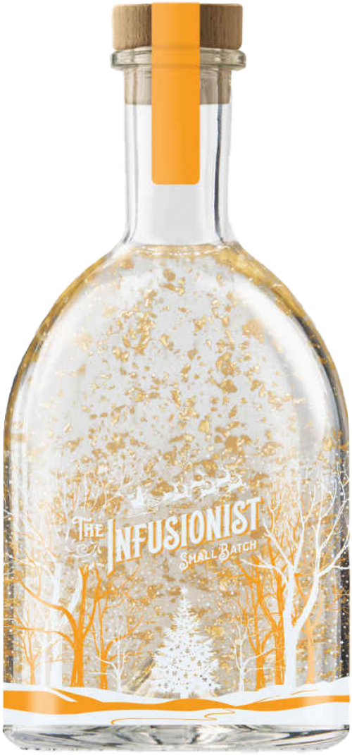 The Infusionist Small Batch Gin Liqueur Clementine Gold Flake Edition