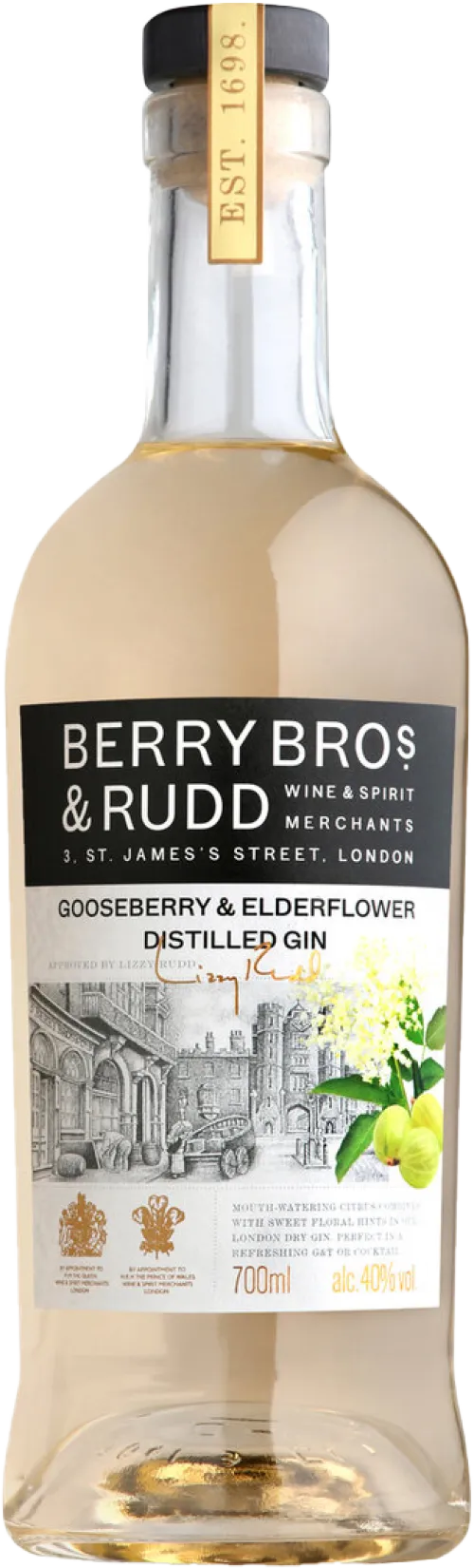 Berry Bros And Rudd Gooseberry & Elderflower Distilled Gin