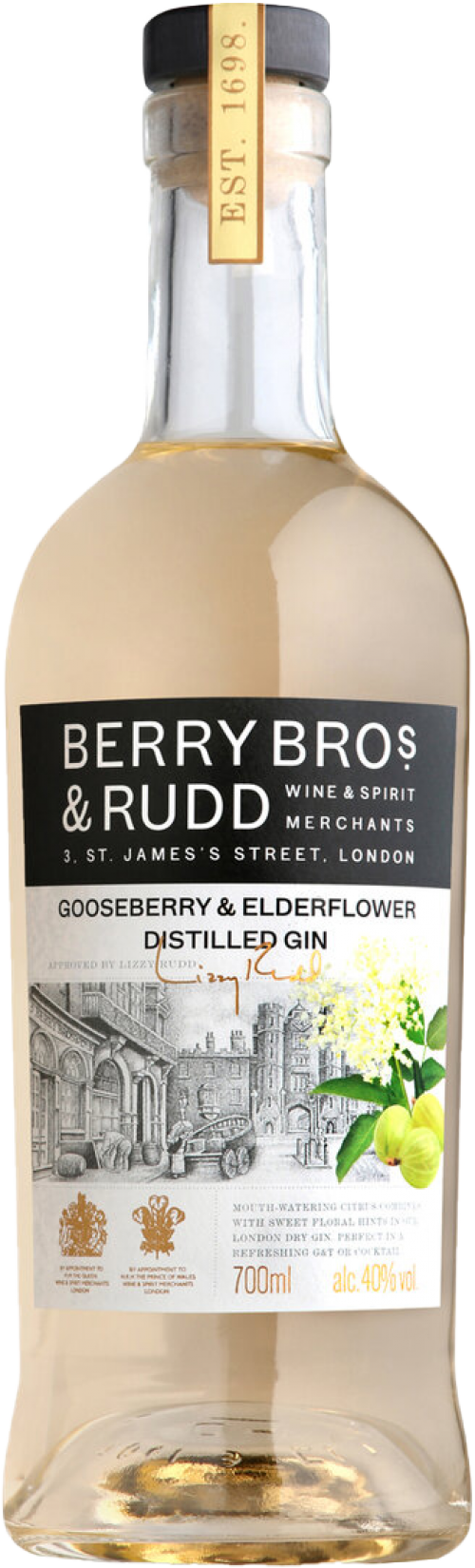 Berry Bros And Rudd Gooseberry & Elderflower Distilled Gin