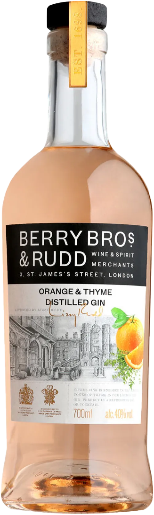 Berry Bros And Rudd Orange & Thyme Distilled Gin