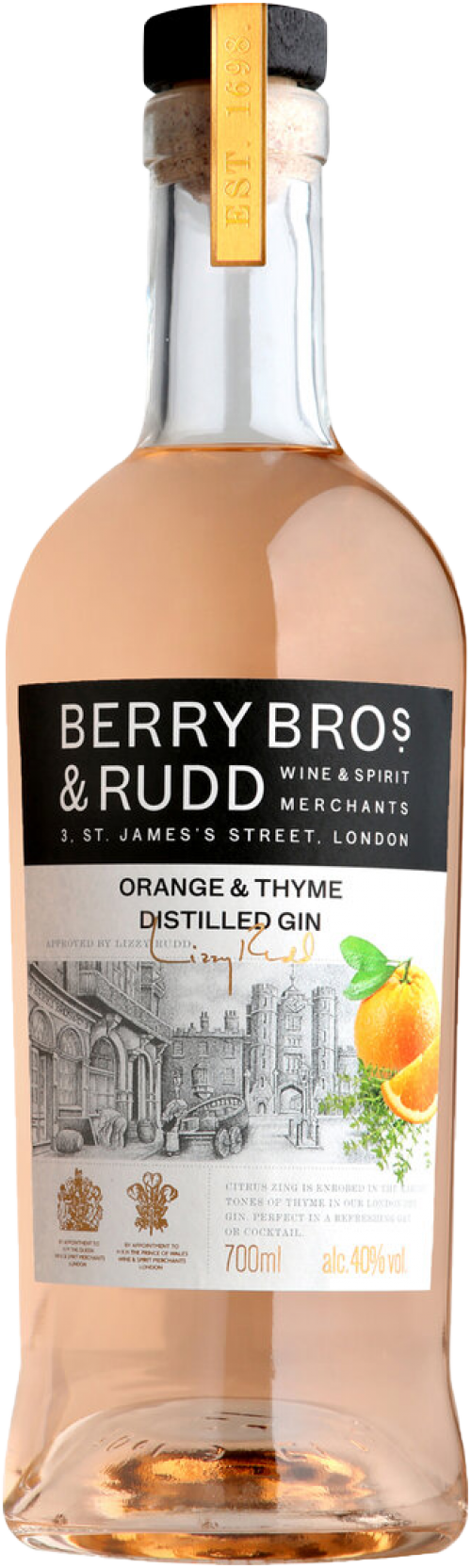 Berry Bros And Rudd Orange & Thyme Distilled Gin