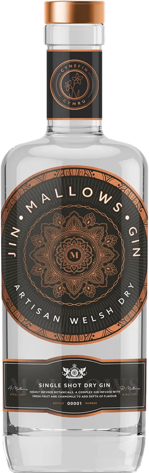 Mallows Gin Artisan Welsh Dry