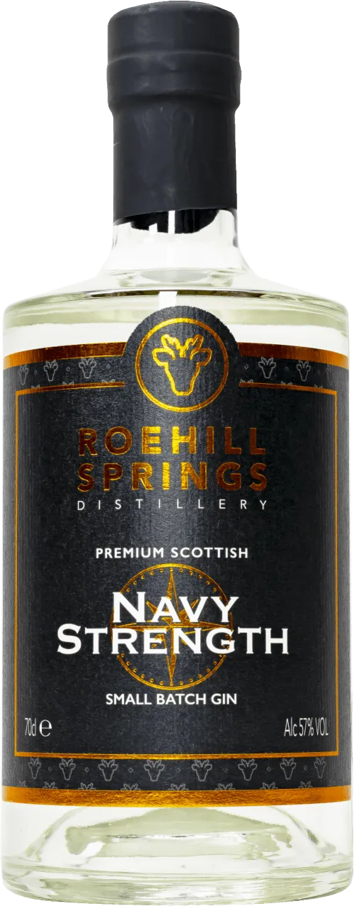 Roehill Springs Distillery Navy Strength Gin Premium Scottish Gin