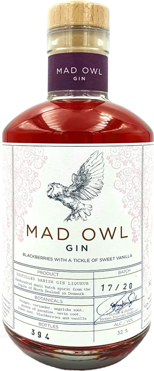 Mad Owl Gin Blackberries With A Tickle Of Vanilla