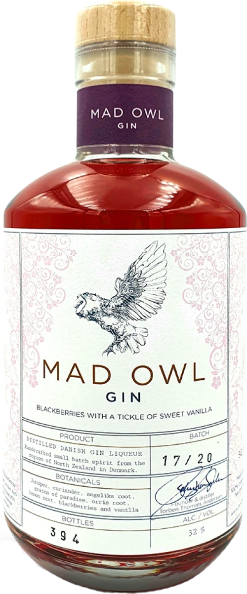Mad Owl Gin Blackberries With A Tickle Of Vanilla