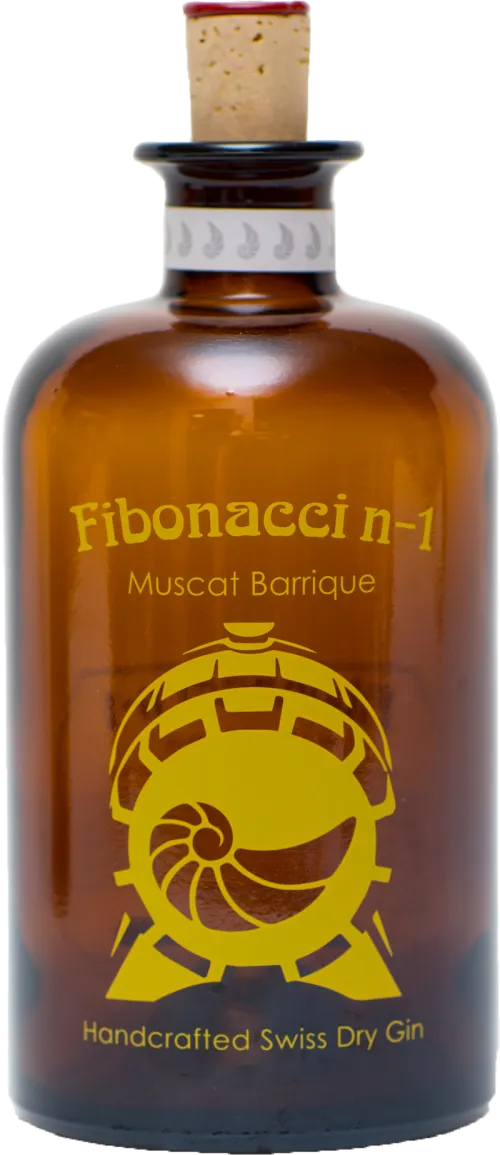 Fibonacci n-1 Muscat Barrique Handcrafted Swiss Dry Gin