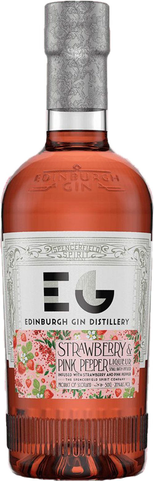 Edinburgh Strawberry & Pink Pepper Gin Liqueur
