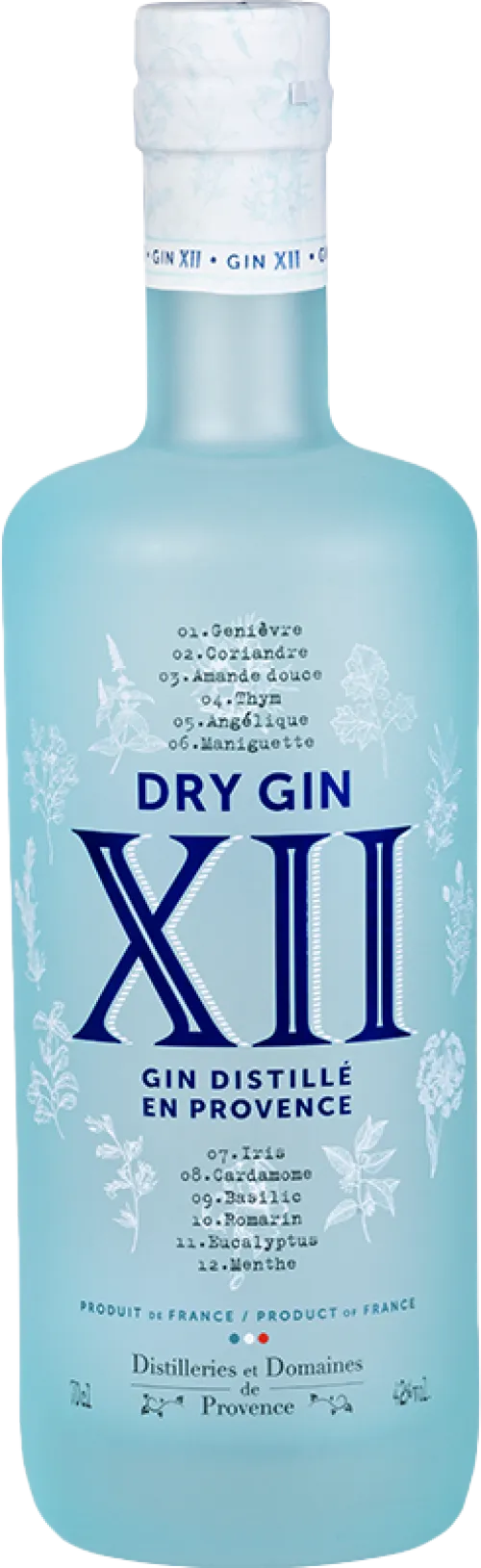 XII Dry Gin Gin Distillé En Provence
