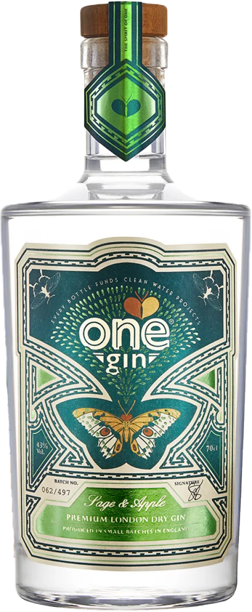 One Gin Sage & Apple Premium London Dry Gin