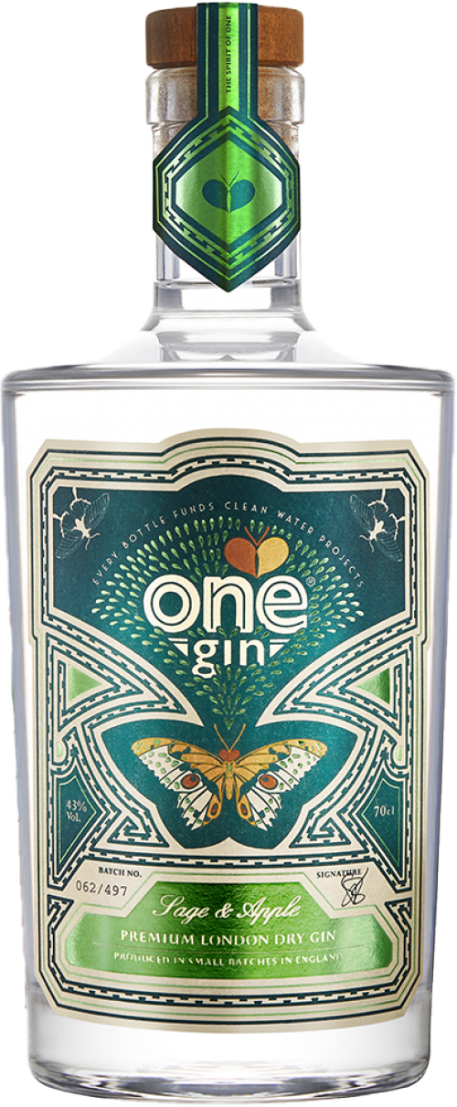 One Gin Sage & Apple Premium London Dry Gin