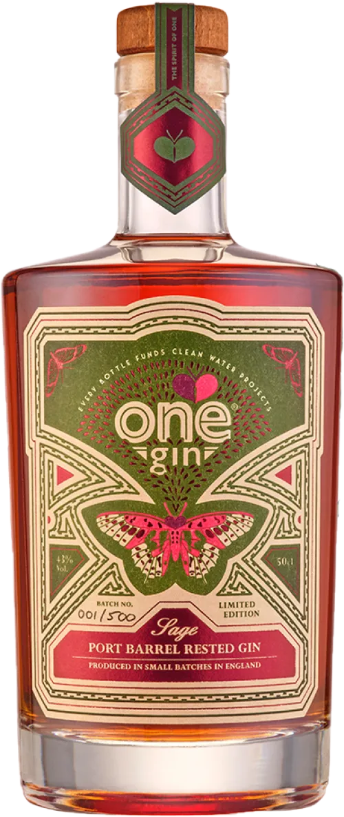 One Gin Sage Port Barrel Rested Gin