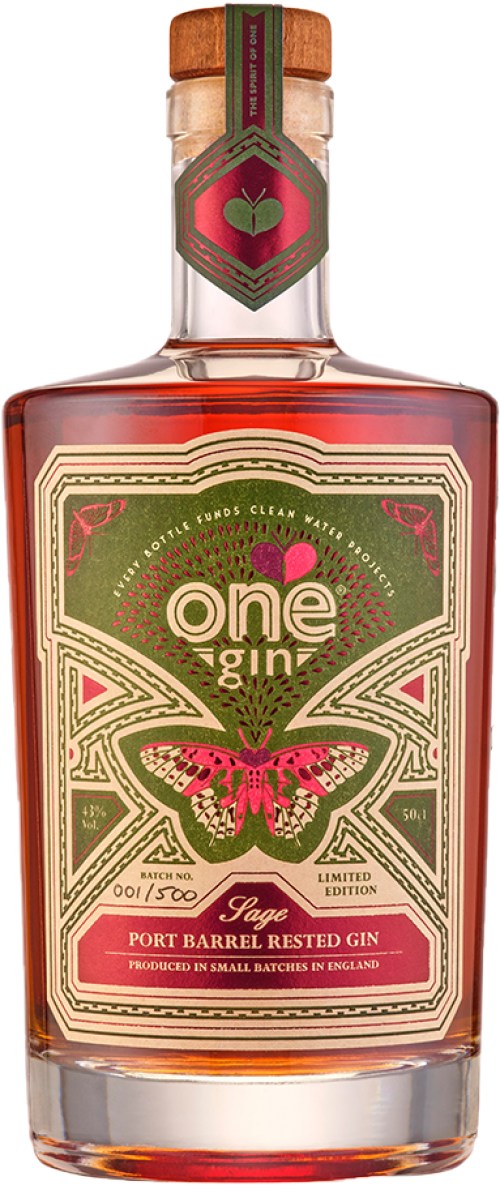 One Gin Sage Port Barrel Rested Gin