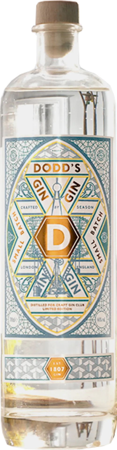 Dodd's Gin Distilled For Craft Gin Club Limited Edition