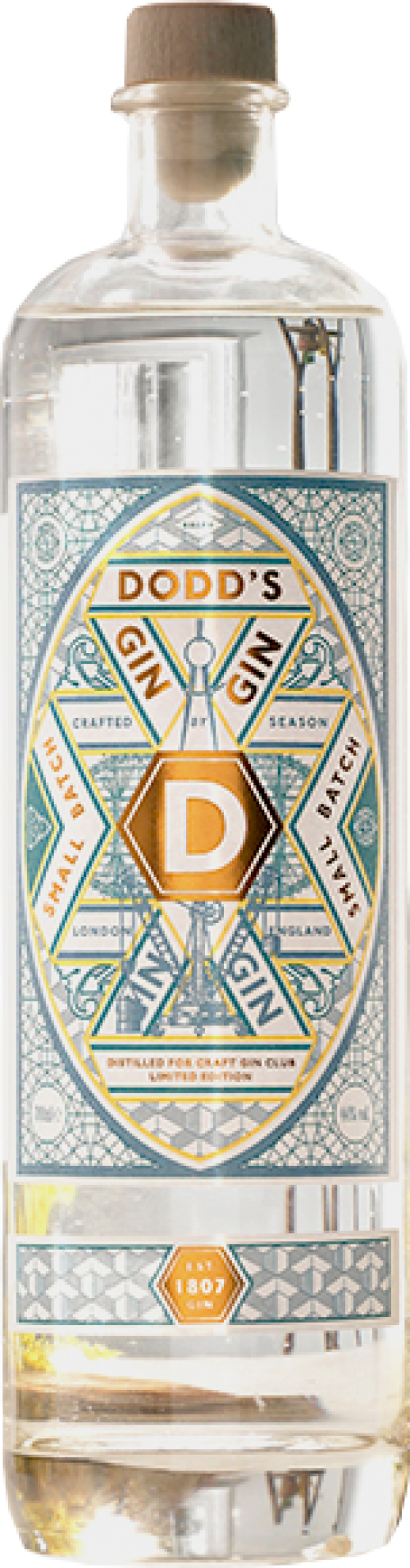Dodd's Gin Distilled For Craft Gin Club Limited Edition