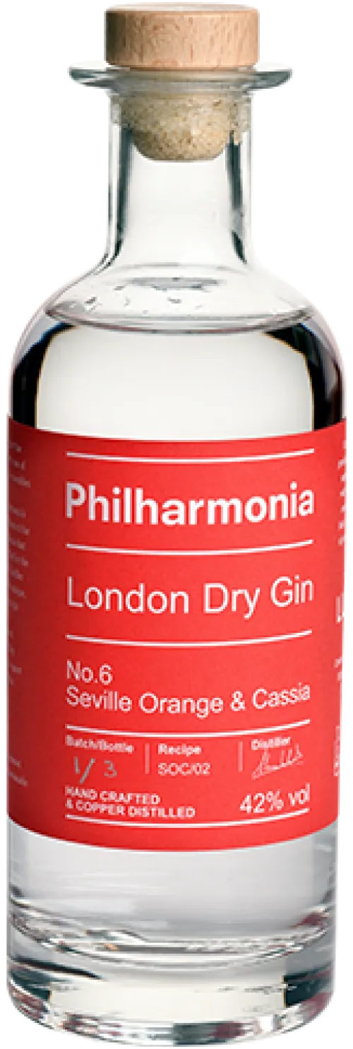 Wardington's Ludlow Philharmonia London Dry Gin No. 6 Sevilla Orange & Cassia