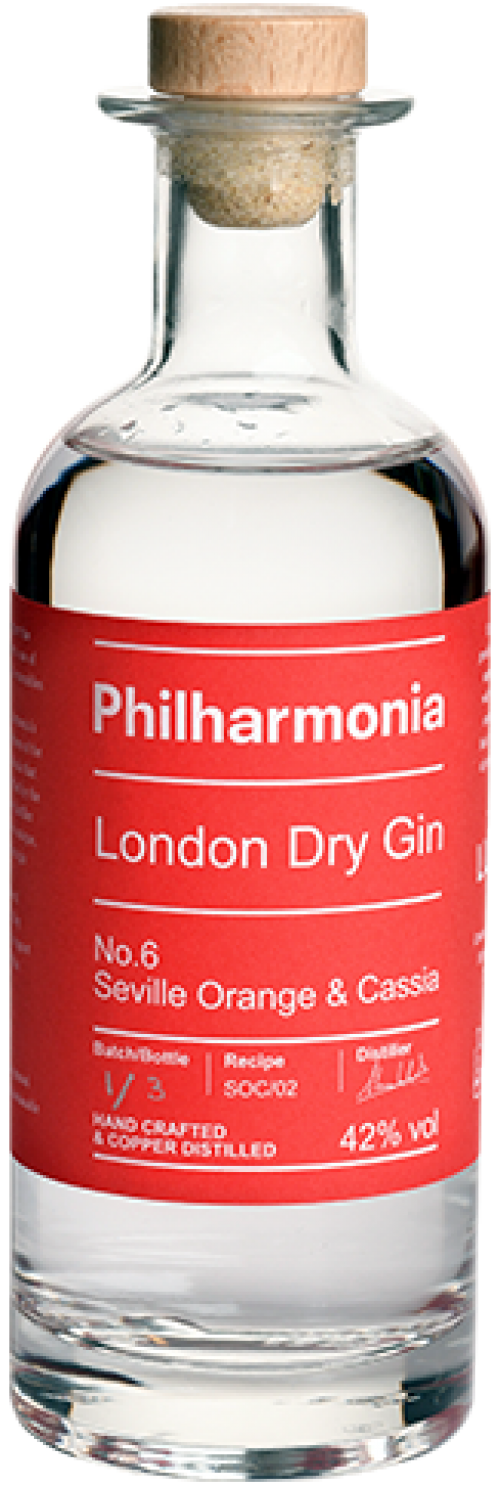 Wardington's Ludlow Philharmonia London Dry Gin No. 6 Sevilla Orange & Cassia