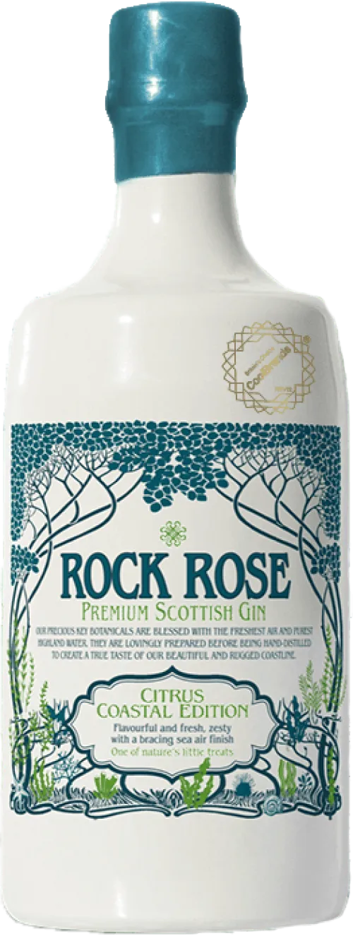 Rock Rose Premium Scottish Gin Citrus Coastal Edition