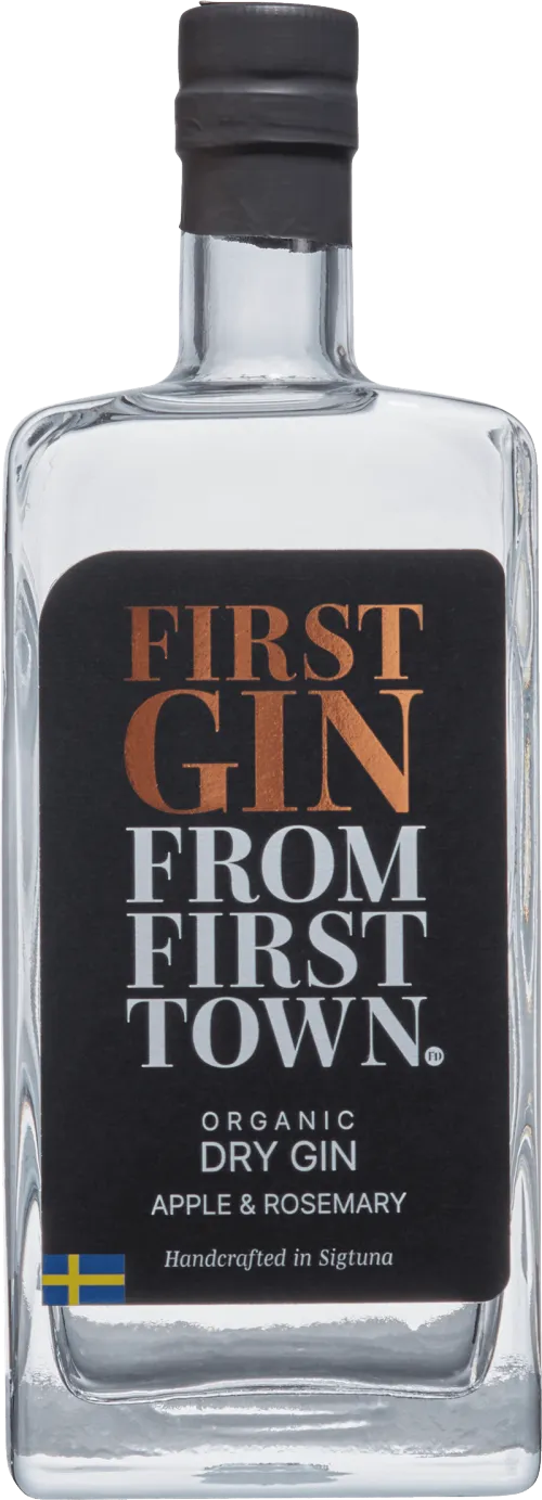 First Gin From First Town Organic Dry Gin Apple & Rosemary